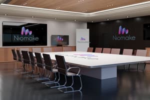 Conference room environment photo